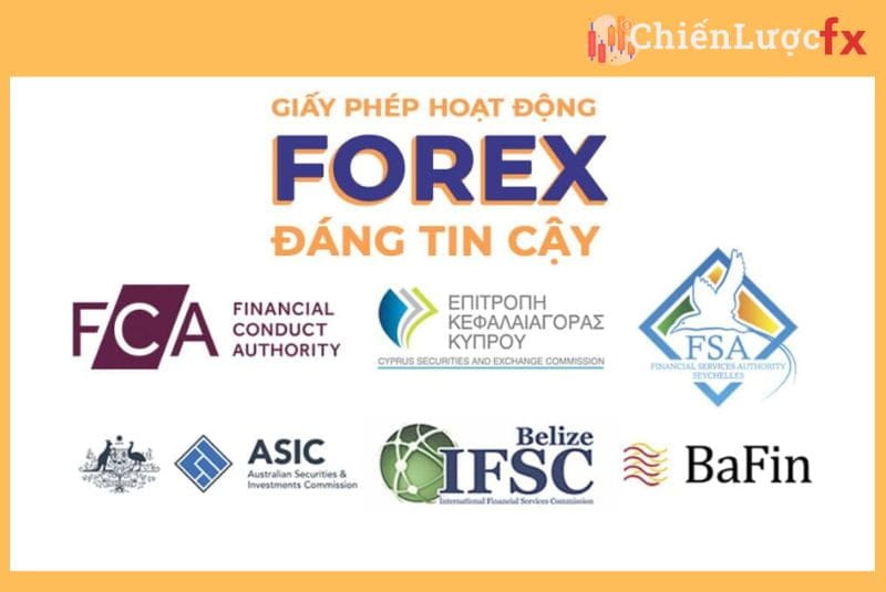 các loại giấy phép sàn forex